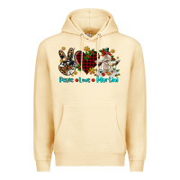 Pina Colada peace love martini Premium Hoodie - AdoDesignShop