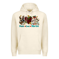 Tofu peace love martini Premium Hoodie - AdoDesignShop
