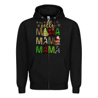 Black jolly mama mama mama Zipper Hoodie - FaDigitalArtStudio