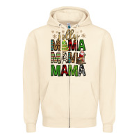 Sandshell jolly mama mama mama Zipper Hoodie - FaDigitalArtStudio