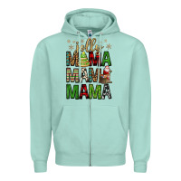 Jolly Mama Mama Mama Zipper Hoodie | Teevron