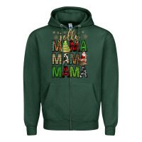 Sports Green jolly mama mama mama Zipper Hoodie - FaDigitalArtStudio