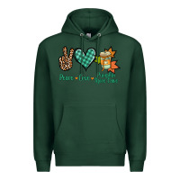Sports Green Peace love pumpkin spice latte Premium Hoodie - NancyCooperArtShop