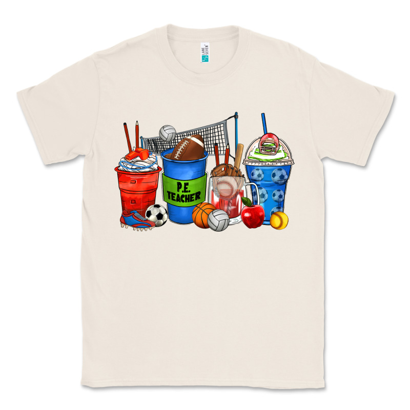 P.e. Teacher Coffee Cups Classic Tee by Zillion Design Studio | Teevron