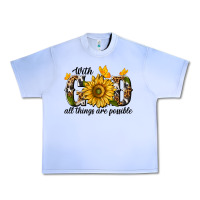Grape Ice with god all things are possible Urban Heavy Tee - texasbilliewilder