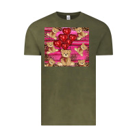 Vintage Olive valentines day teddy bear tumbler Vintage Tee - RanaPortraitStore