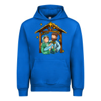 Cobalt jesus newborn oh holy night Urban Hoodie - MaliasSmallBusiness