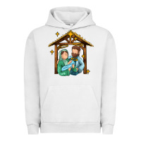 Pigment Lunar Rock jesus newborn oh holy night Urban Hoodie - MaliasSmallBusiness
