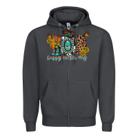 Smoke happy easter egg western Zipper Hoodie - RacoonDesign