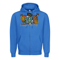 True Royal happy easter egg western Zipper Hoodie - RacoonDesign