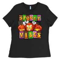 Black spooky vibes Ladies Tee - AdoDesignShop