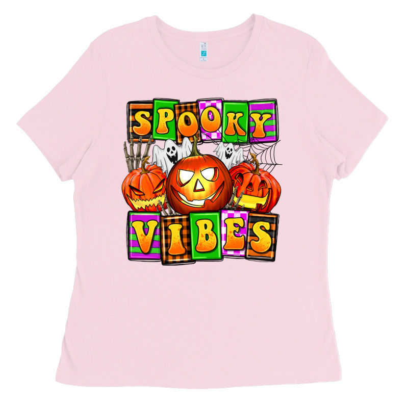Spooky Vibes Ladies Tee by AdoDesignShop | Teevron