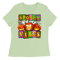 Matcha spooky vibes Ladies Tee - AdoDesignShop
