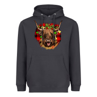 Smoke highland cow  christmas Heavyweight Hoodie - JahusDesignShop
