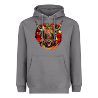 Storm highland cow  christmas Heavyweight Hoodie - JahusDesignShop