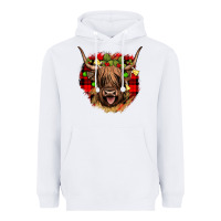 White highland cow  christmas Heavyweight Hoodie - JahusDesignShop