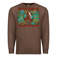 Chestnut western horse horseshoe roses gemstones glitter wooden Premium Sweatshirt - Artiststas