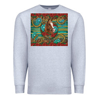Heather Grey western horse horseshoe roses gemstones glitter wooden Premium Sweatshirt - Artiststas