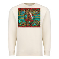 Sandshell western horse horseshoe roses gemstones glitter wooden Premium Sweatshirt - Artiststas