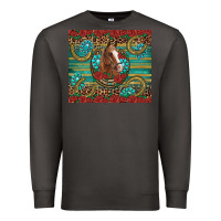 Smoke western horse horseshoe roses gemstones glitter wooden Premium Sweatshirt - Artiststas