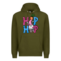 Army Green Easter hip hop gnome Premium Hoodie - NancyCooperArtShop