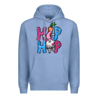 Colony Blue Easter hip hop gnome Premium Hoodie - NancyCooperArtShop