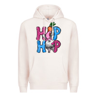 Pale Pink Easter hip hop gnome Premium Hoodie - NancyCooperArtShop