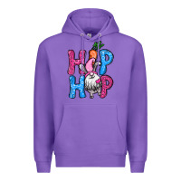 Purple Easter hip hop gnome Premium Hoodie - NancyCooperArtShop
