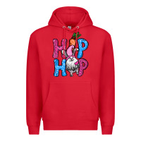 Red Easter hip hop gnome Premium Hoodie - NancyCooperArtShop