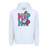 White Easter hip hop gnome Premium Hoodie - NancyCooperArtShop