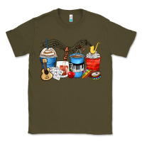 Army Green music teacher coffee cups Classic Tee - Zillion Design Studio