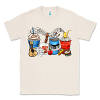 Natural music teacher coffee cups Classic Tee - Zillion Design Studio
