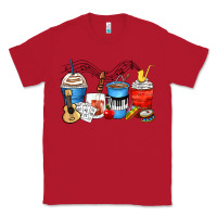 Red music teacher coffee cups Classic Tee - Zillion Design Studio