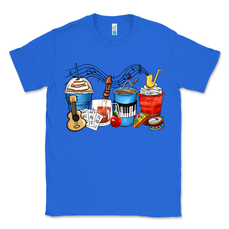 Music Teacher Coffee Cups Classic Tee by Zillion Design Studio | Teevron