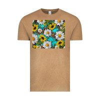 Vintage Camel western daisy and sunflower Vintage Tee - RanaPortraitStore