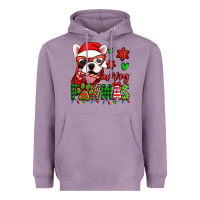 Lavender merry pawmas christmas french bulldog Heavyweight Hoodie - Jasminsmagicworld