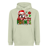 Matcha merry pawmas christmas french bulldog Heavyweight Hoodie - Jasminsmagicworld