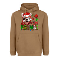 Toasted Coconut merry pawmas christmas french bulldog Heavyweight Hoodie - Jasminsmagicworld
