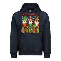 Navy chillin with my gnomies Urban Hoodie - MaliasSmallBusiness