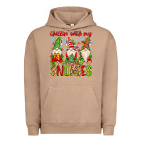 Pigment Burro chillin with my gnomies Urban Hoodie - MaliasSmallBusiness