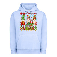Pigment Grape Ice chillin with my gnomies Urban Hoodie - MaliasSmallBusiness