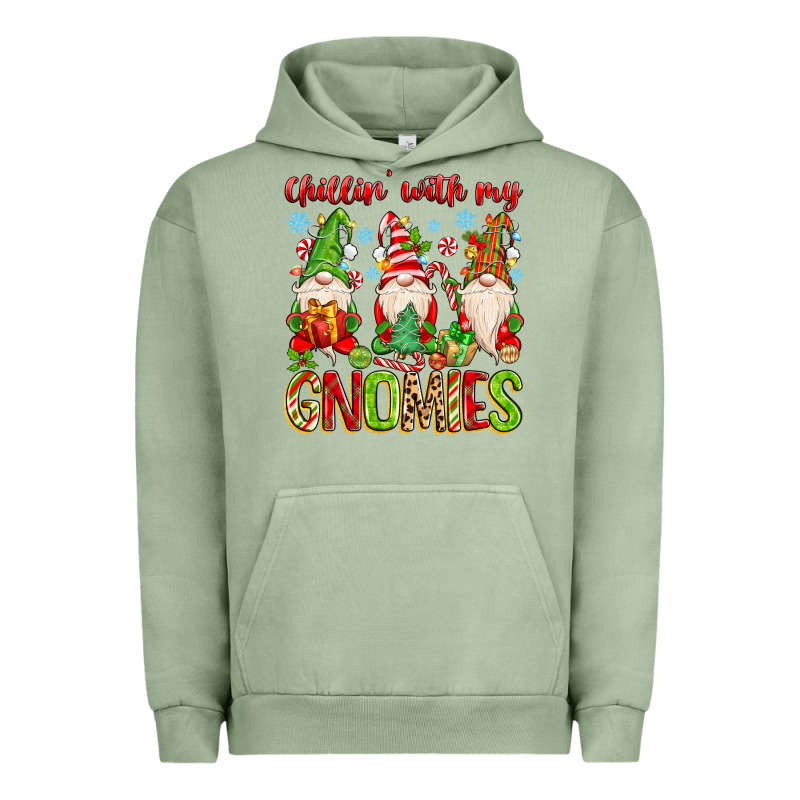 Chillin With My Gnomies Urban Hoodie by MaliasSmallBusiness | Teevron