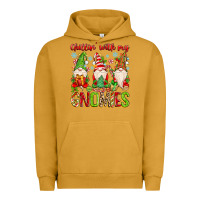 Pigment Peanut Butter chillin with my gnomies Urban Hoodie - MaliasSmallBusiness