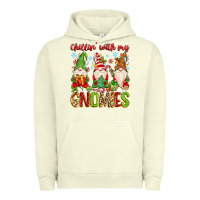 Pigment Pistachio chillin with my gnomies Urban Hoodie - MaliasSmallBusiness