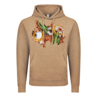 Vintage Coffee horseshoe cowhide cactus patch Vintage Hoodie - AdoDesignShop