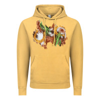 Vintage Mustard horseshoe cowhide cactus patch Vintage Hoodie - AdoDesignShop