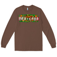 Chestnut Mexicana Long Sleeve Tee - texasbilliewilder