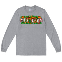 Heather Grey Mexicana Long Sleeve Tee - texasbilliewilder
