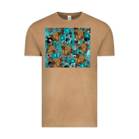 Vintage Camel western aztec highland cow Vintage Tee - RanaPortraitStore