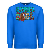 True Royal western gypsy soul horse roses serape aztec leopard Premium Sweatshirt - Artiststas